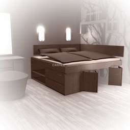 Bunk beds Bed with storage space, corner