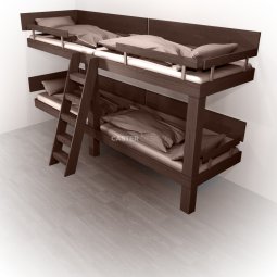 Bunk beds Quadruple bed