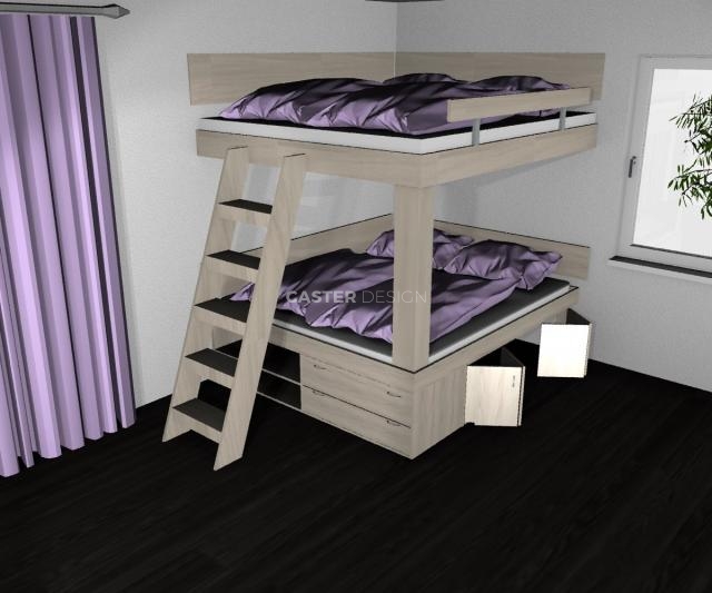 quadruple sleeper bunk beds